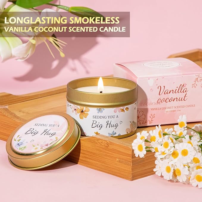 Get Well Gifts for Women Self Care Gifts, Sympathy Gift Baskets Spa Gifts Set, Thinking of You Inspirational Hug in a Box Gifts for Mom Her Friend Sister Wife Girlfriend