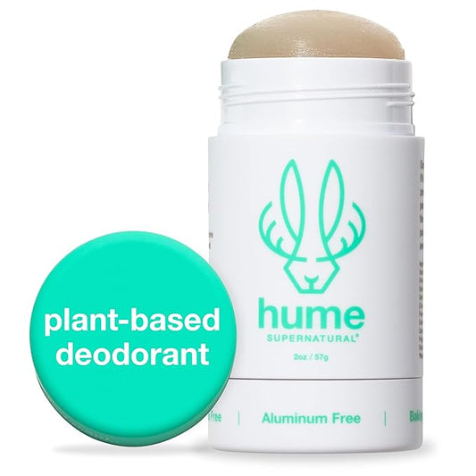 Hume Supernatural Probiotic Roll‑On Deodorant, Aluminum‑Free & Plant‑Based – Gentle on Sensitive Skin, Quick‑Drying, Long‑Lasting Sweat & Odour Protection for Teens & Adults - Desert Bloom, 1-Pack