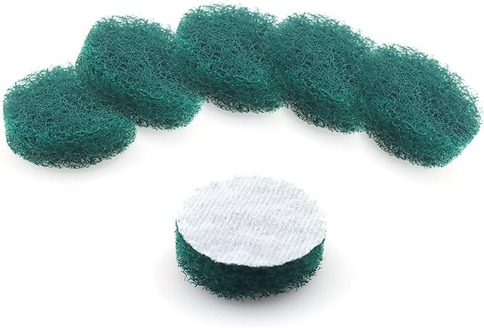Heavy Duty Scour Pads, Non-Scratch Scrub Sponges, ULIFESTAR 5PCS Dish Scrubber Scouring Pads, Dual-Sided Reusable Household Scrub Pads for Dishes,Dish Cleaning Tool,Kitchen Scrubbers & Metal Grills
