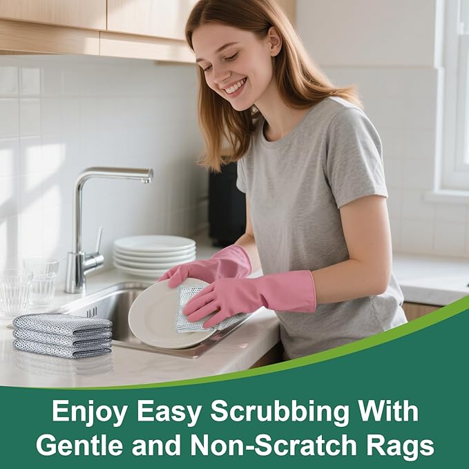 Non Scratch Wire Dishcloth, 60 Pack