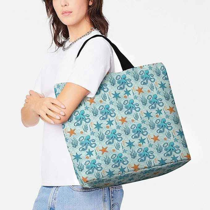Travel Shopping Grocery Bag Reusable Work Beach Grocery Bags Soft Picnic Bags