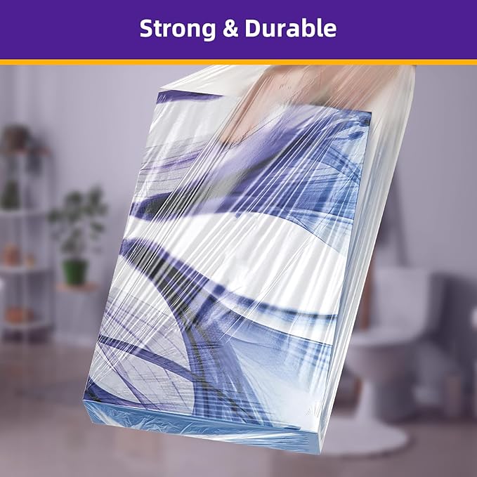 Small Trash Bags 4 Gallon Garbage Bags Bathroom Kitchen Office Waste Basket Liners, 10L, 210 Count, Clear White