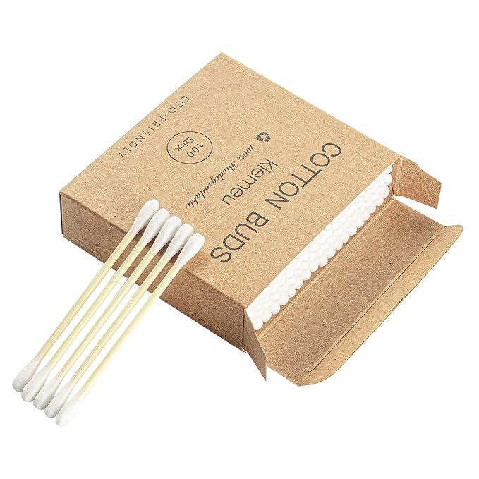 600 Count Bamboo Qtips Cotton Swabs With Wooden Sticks Q Tips For Ears Bamboo Cotton Buds Travel Qtips