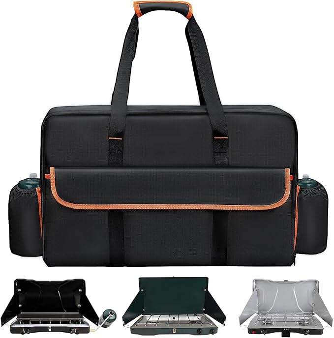 Stove Carrying Case Compatible with Coleman, Stove Carry Bag Compatible with Coleman Gas Camping 2 Burner Stove, Triton Stove, for Camp Chef Everest 2 Burner Stove Camp Stove