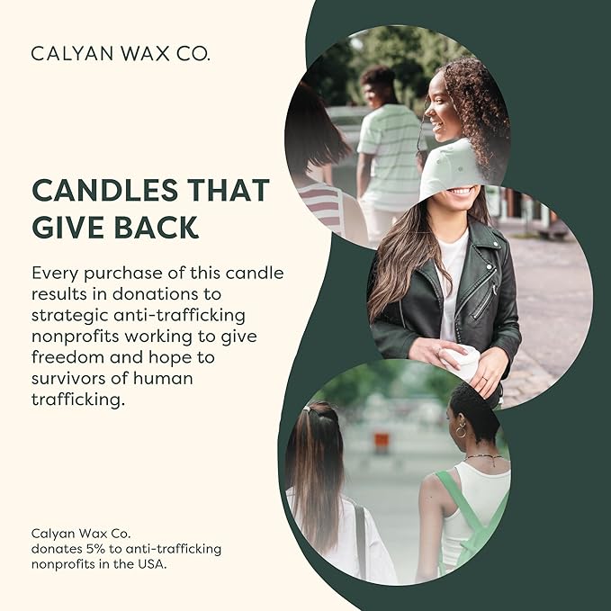 Calyan Wax Co. Golden Cider & Nutmeg 2 Wick Scented Candle - 37 Hour Burn - Luxury Non Toxic Soy Wax Candles - Long Lasting Large Glass Jar Candle for Home - 8.8oz