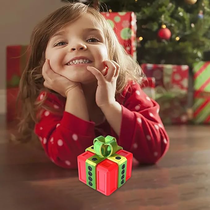 The Prank Box Funny Christmas Gifts Box Annoying Hilarious Screw Challenge with Surprise 3D Printed Screw Gifts Boxes Ideal for Birthday, Christmas (Red and Green)