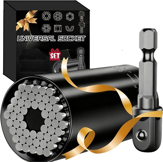 Christmas Stocking Stuffers Gifts for Adults Men Dad, Super Universal Socket Tools White Elephant Christmas Gifts for Who Have Everything Dad Boyfriend Husband Tools for Cool Gadgets