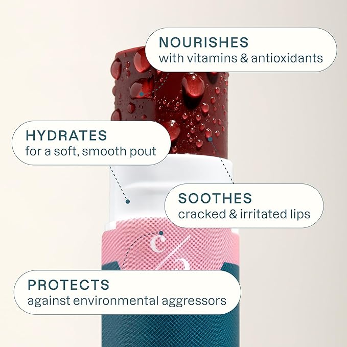 Cliganic Tinted Lip Balm - Non-GMO, 4 Colors - Enriched with Vitamin E, Cruelty Free (Pack of 2)