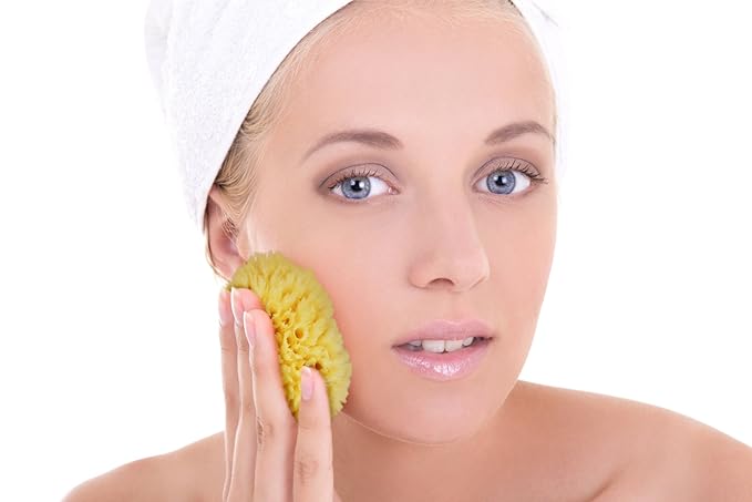 Real Natural Sea Sponges Multipack - 5pc Spa Gift Set in Premium Bag, Kind on Skin, for Bath Shower Facial Cleansing, Pamper Moms Brides Girlfriends & Teens by Constantia Beauty®