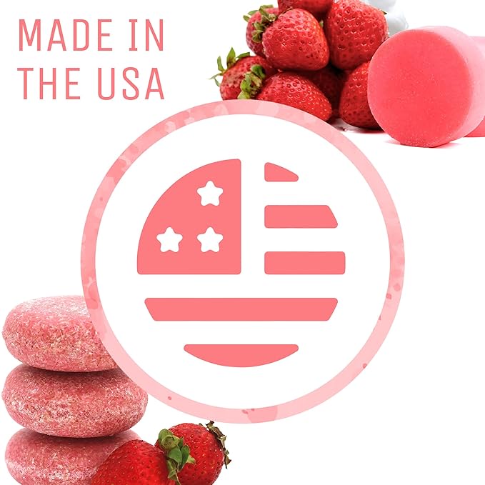 Sweet & Sassy 3 Shampoo Bars. Made in the USA. All Natural, Organic, SLS Free, Plastic Free, Safe for Color Treated Hair - Forever Fresh