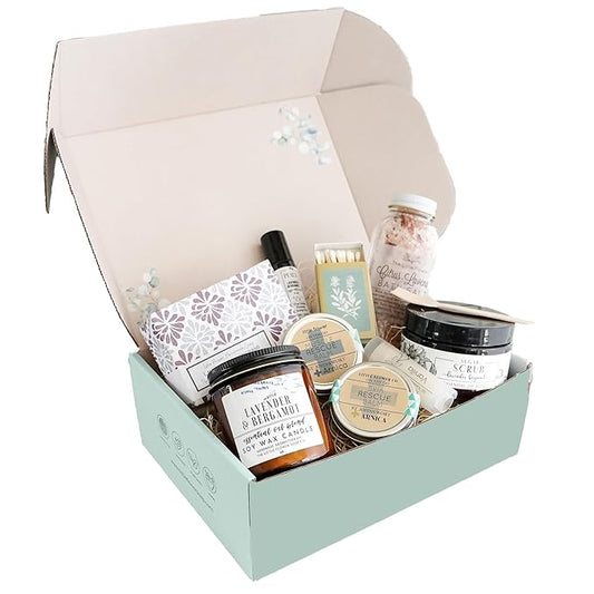 Relaxation Spa Box - Self Care Best handmade soap Gift idea for Mom