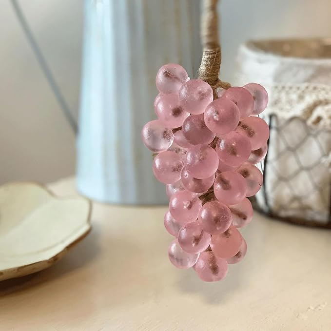 Crystal Grape Soap, Personalized Original Handmade Crystal Grape Soap for Gentle Cleansing, Decorative Grapes Cluster Gift Set for Bath (1, Tee tree)