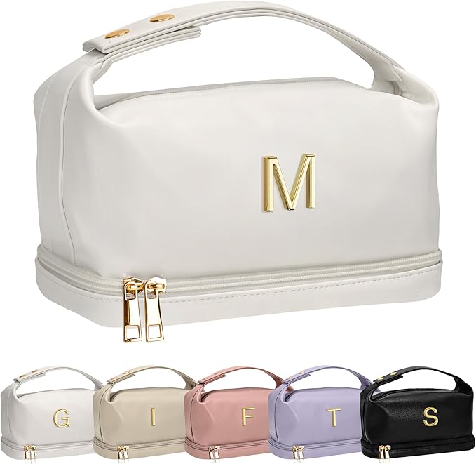 Gift Ideas for Teen Girls- Gifts for Daughter, Gift for College Girls, Makeup Bag, Bride To Be Gifts, Cosmetic Bag, Bachelorette Party Women Wedding Bridal, Bride Gifts-Christmas Stocking