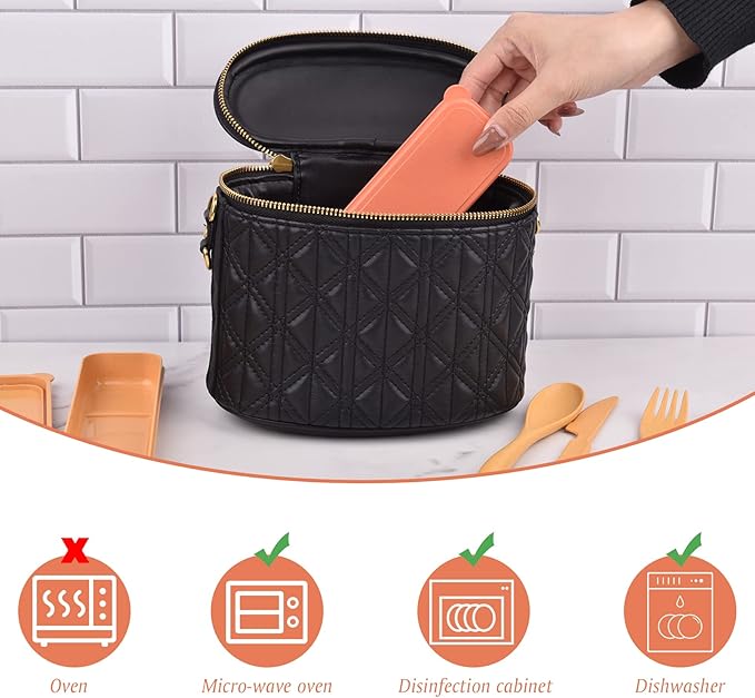 2 Sets Reusable Utensil Set with Case, Portable Camping Fork Knife Spoon Set, Wheat Straw Travel Utensils for Lunch Box, for School Work Lunch or Daily Use (Yellow, Orange)