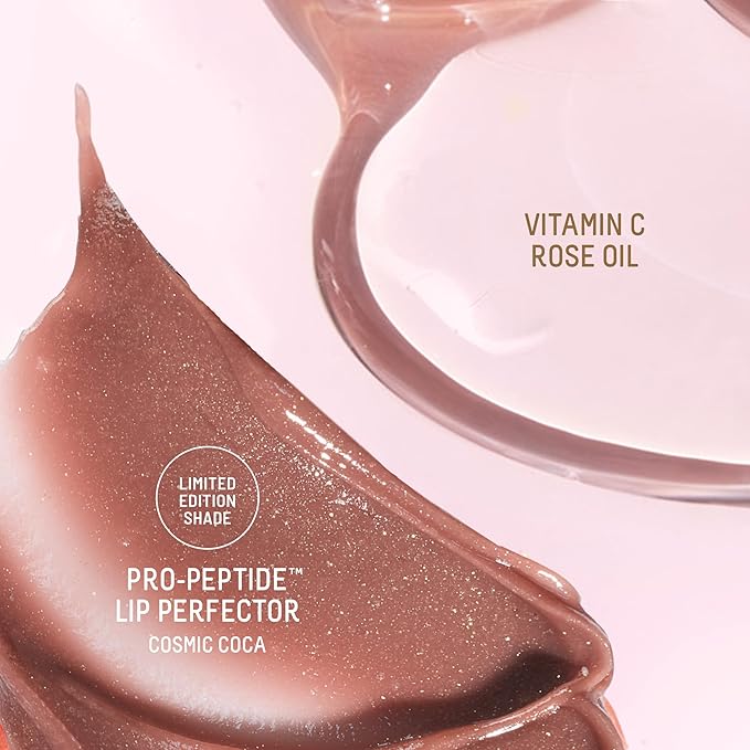 Biossance Bright Luminaries Set – Vitamin C Rose Oil & Lip Perfector Travel Duo for Brighter, Hydrated Skin and Lips | Limited-Edition Gift Set ($47 Value)