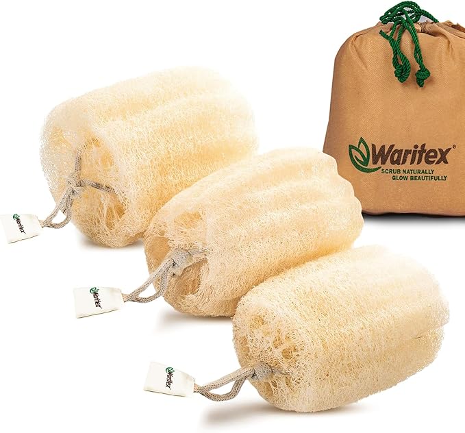 EcoRipple Natural Loofah Sponges