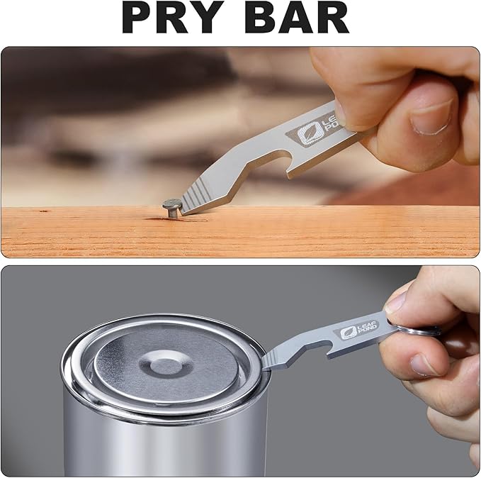 3-Pack Bottle Opener Keychain, EDC Pry Bar, Flathead Screwdriver Tip, Beer Opener Key Chain, Keychain Pry Bar, EDC Bottle Opener, Portable Key Tool, Stainless Steel Can Opener Keychain