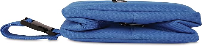 PackIt Freezable Upright Snack Box, Azure Blue, Built with ECOFREEZE Technology, Fully Freezable, Collapsible, Reusable, With Top Buckle Handle and Top Load Design, For Perishable Snacks On the Go