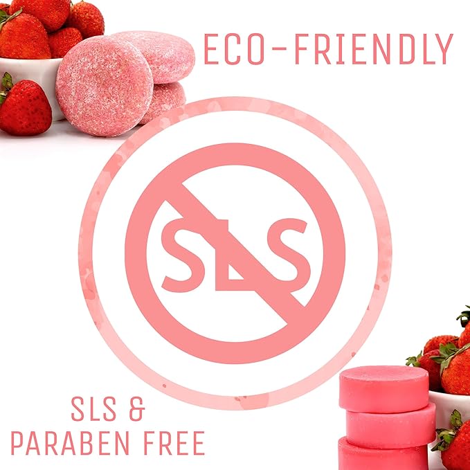 Sweet & Sassy 3 Shampoo Bars. Made in the USA. All Natural, Organic, SLS Free, Plastic Free, Safe for Color Treated Hair - Forever Fresh