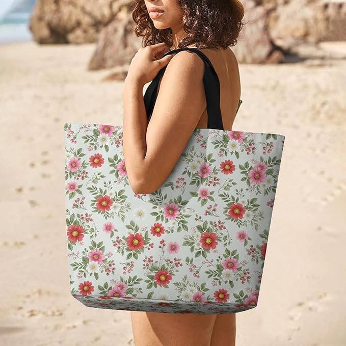 Travel Shopping Grocery Bag Reusable Work Beach Grocery Bags Soft Picnic Bags