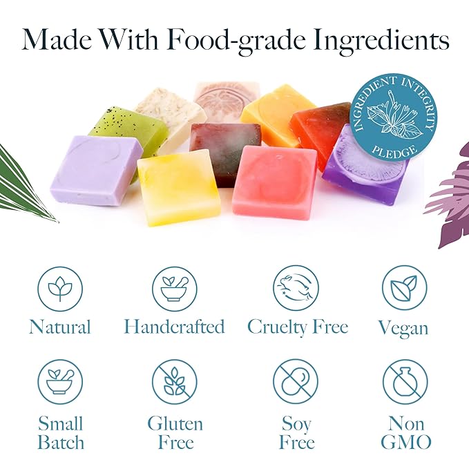 Saavy Naturals Artisan Soap Pack (10 Square Pack)