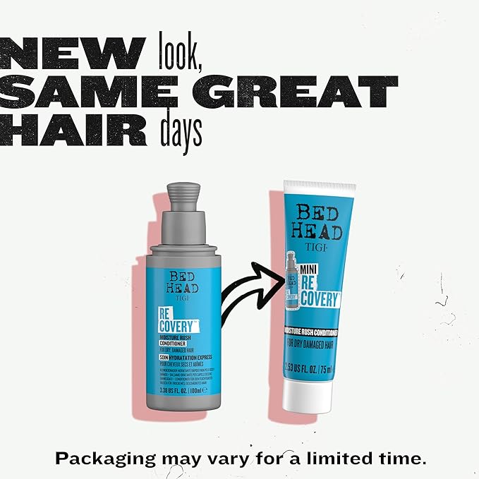 Bed Head by TIGI Recovery Conditioner, Travel Mini, 2.53 fl oz (Pack of 2)