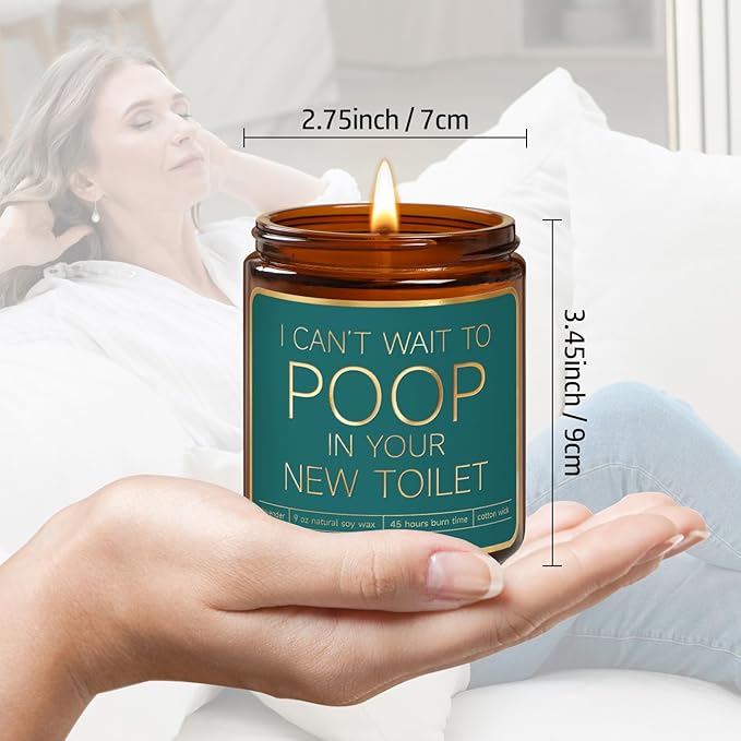 Housewarming Gifts New Home for Women,New Home Gift Idea for Couple,Housewarming Gifts for New House,Funny New House Warming Gift with Scented Candle