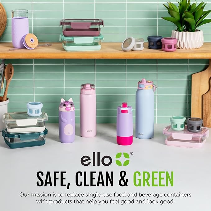 Ello Ogden 16oz Ceramic Travel Mug with Splash-Resistant Slider Lid and Protective Silicone Sleeve, Perfect for Coffee or Tea, BPA-Free, Dishwasher Safe, Mineral