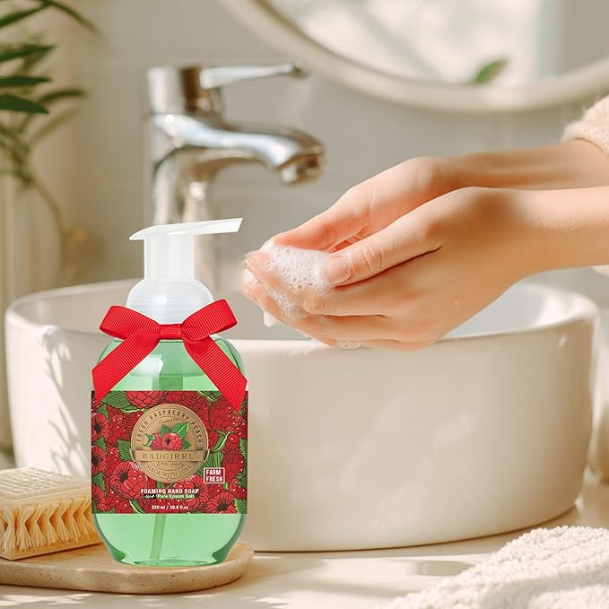 Foaming Hand Soap with Epsom Salt Collection 10.8 Fl Oz Each (5-Pack) Deep Moisture Gift Set with Shea Butter & Essential Oil Skin Cleanser Set Moisturizing Gift Sets for Christmas, Birthday Gift