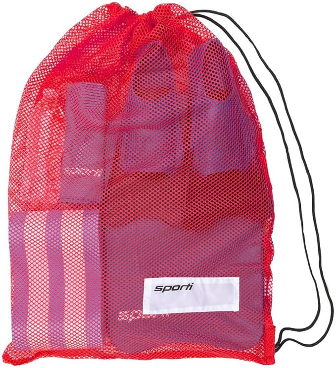 Sporti Swimming Equipment Bags, Mesh Drawstring Backpack,Swim Bag for Swimmers,Mesh Backpack for Beach