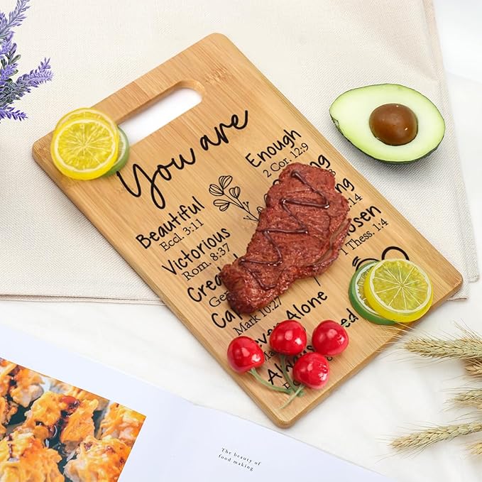 Christian Gifts for Women Birthday, Appreciation Gift for Women Christmas, Inspirational Gift for Woman Religious Spiritual Gifts for Her, Mom, Sister, Friends Female, Coworker Cutting Board