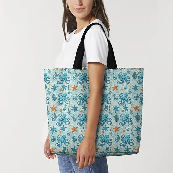Travel Shopping Grocery Bag Reusable Work Beach Grocery Bags Soft Picnic Bags