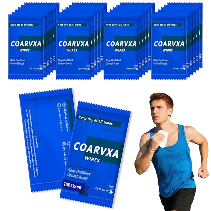 Mini Deodorant Body Wipes 100 pieces of deodorant Wipes And Travel To Clean Skin And Travel Deodorant Individually Wrap Hypoallergenic For Female Male Teenagers