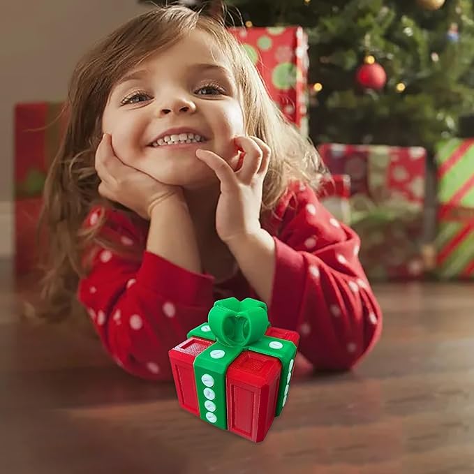 The Prank Box Funny Christmas Gifts Box Annoying Hilarious Screw Challenge with Surprise 3D Printed Screw Gifts Boxes Ideal for Birthday, Christmas (Green)