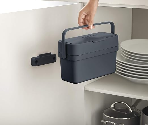 Joseph Joseph Compo Wall Mountable Compost Caddy, 1 Gallon - Image 2
