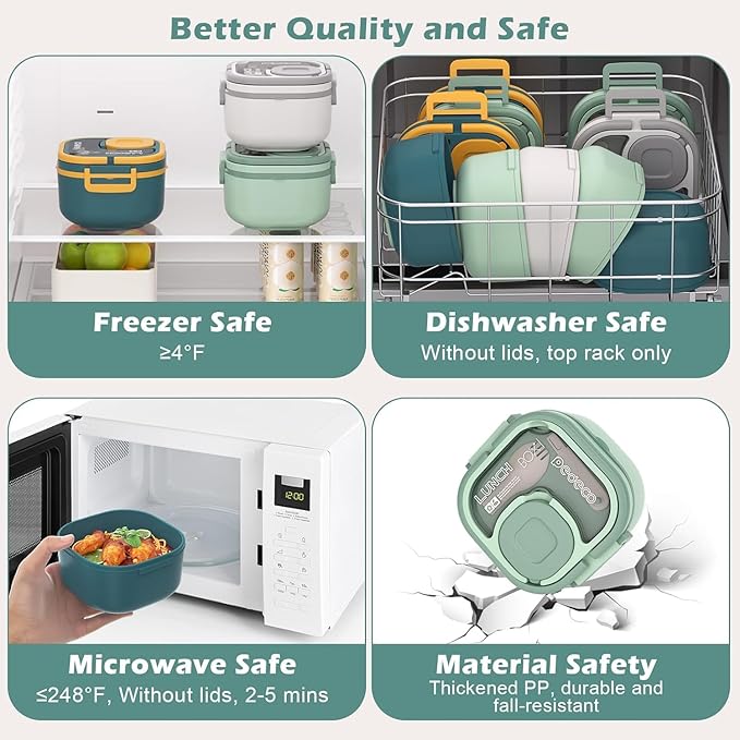 Stackable Stainless Steel Bento Box with Insulated bag,Leak-Proof,2-Tier Bento box,Lunch Box With Portable Sauce Pod and Cutlery-for Kids/Adult,Dishwasher Safe,White