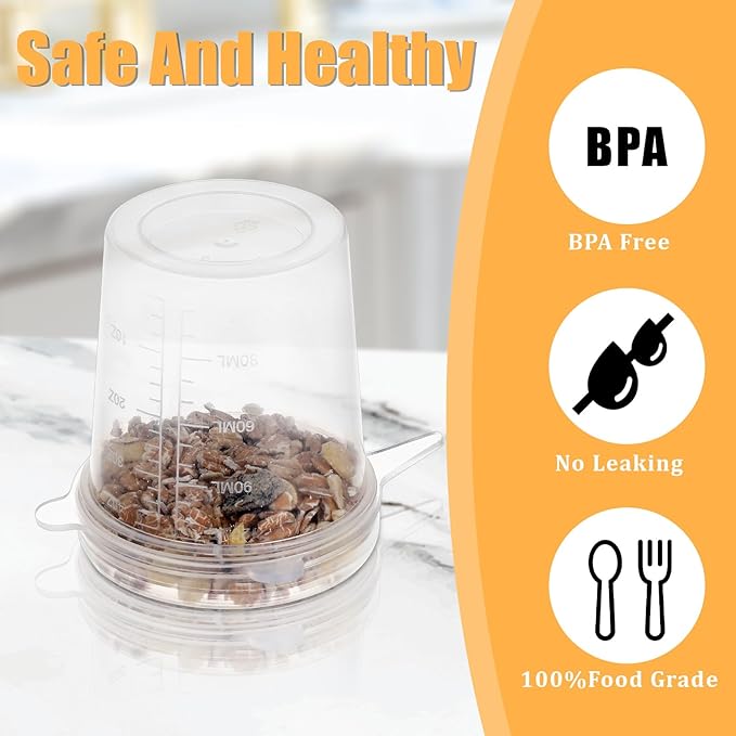 8 Pcs Thicker Container Jar Cover Silicone Stretch Lids Reusable Expandable Sealed Fresh Food Storage Covers for Small Yogurt Jars Milk Beer Bottles Cans
