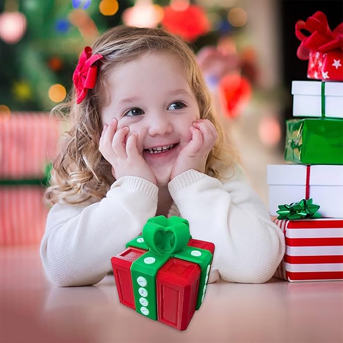 The Prank Box Funny Christmas Gifts Box Annoying Hilarious Screw Challenge with Surprise 3D Printed Screw Gifts Boxes Ideal for Birthday, Christmas (Green)