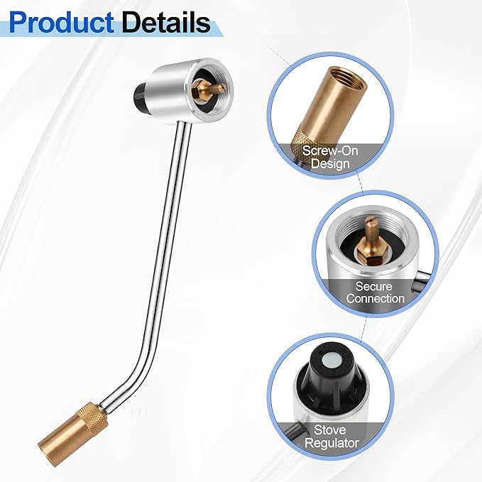 5430 Gas Stove Pressure Regulator Compatible with Most Coleman Stoves & Grills and Fold N Go Stoves, the Coleman Stove Propane Adapter for Maintains Stable Propane Gas Pressure in Coleman stoves