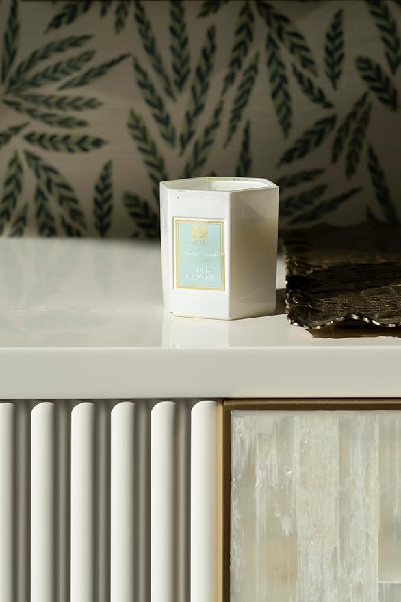 Antica Farmacista Luxury Scent Candle - Decorative Home Candle - Long-Lasting & Premium Scented - Luxury Gift - Elderflower, 9 oz