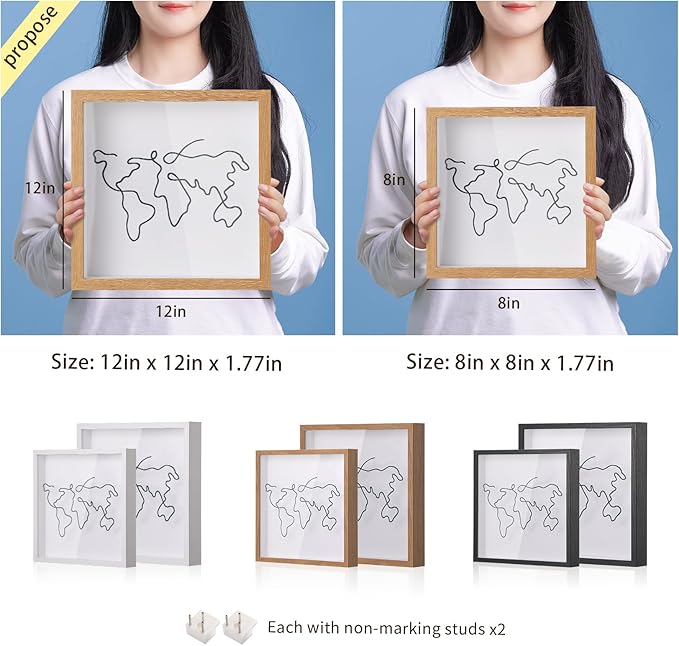 Travel Shadow Photo Keepsake Memory Box Ticket Keepsake Honeymoon Fund Box with Slot Frame Adventure Best Gift for Keepsake International Traveler Women Men People Who Travel Hiker Unique