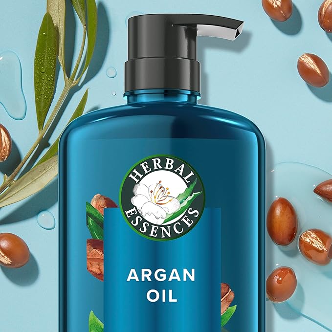 Herbal Essences Argan Oil Repair Shampoo & Conditioner Set, Moisturizes & Smoothes, Paraben-Free, Color-Safe, pH-Balanced, Citrus Scent, 20.2 Fl Oz, 2-Pack