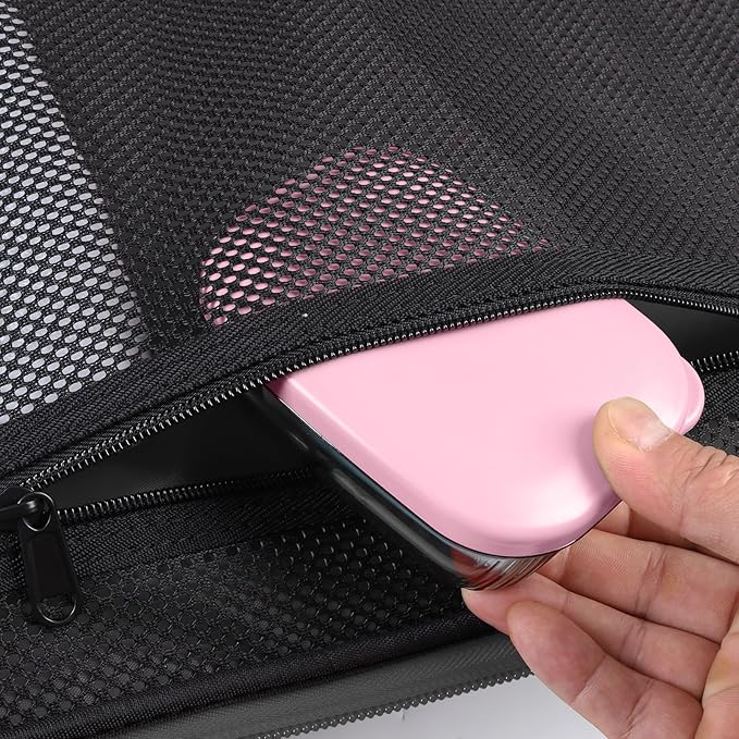 Quatish Bar Soap Holder Dish, Leakproof Travel Soap Case for Shower, Portable Travel Size Toiletries Camping Essentials for Gym, Dorm, Bathroom, Pink