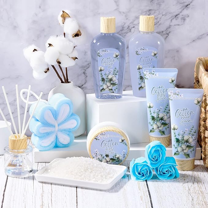 Green Canyon Spa Gift Baskets for Women, Spa Sets for Her, Bath Sets for Women Gift, Spa Gift Basket Sets with Shower Gel, Body Lotion,Mothers Day Gifts for Her