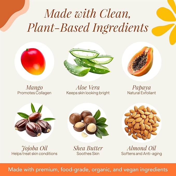 Saavy Naturals Organic Bar Soap - Plant Based ingredients (1LB)