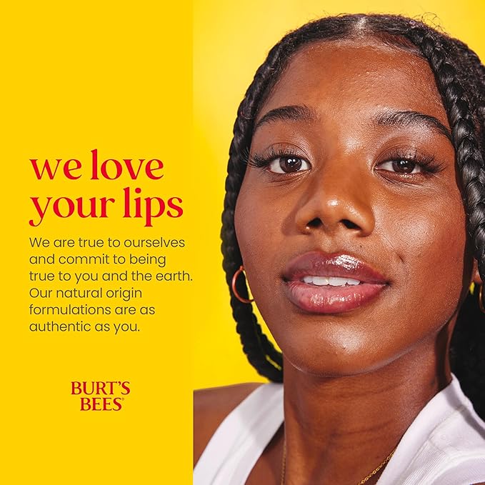 Burt's Bees Stocking Stuffers, Lip Balm Beeswax and Ultra Conditioning Lip Balm Pack, Hydrating Lip Moisturizer with Kokum and Shea Butter, Natural Origin Lip Care, 4 Tubes, 0.15oz.