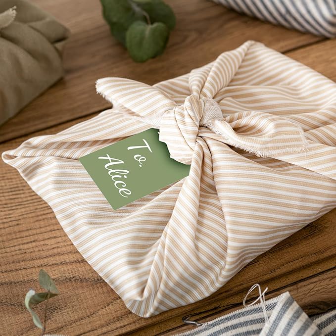 Whaline 120Pcs Sage Green Paper Gift Tags Gradient Green Hanging Labels with Hemp Ropes 4 Colors Blank Paper Tags for Wedding Birthday Holiday DIY Art Craft Supplies, 3 x 2 Inch