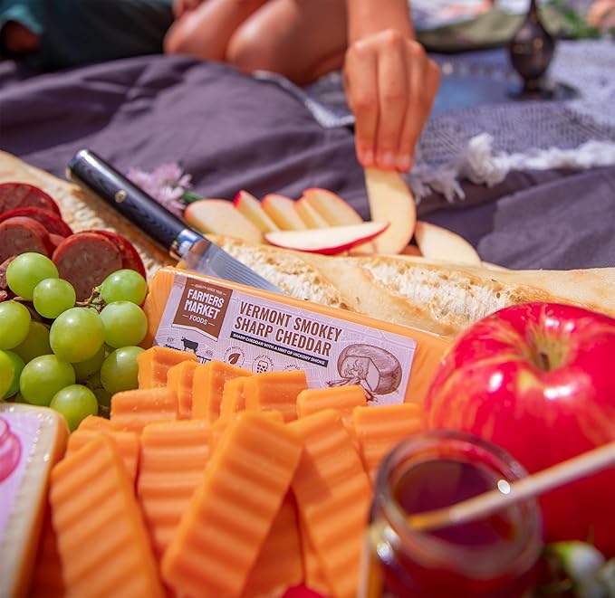 Farmers Market, Gluten Free, Keto, Paleo, Low Sodium, Zero Sugar, Wisconsin Cheese Gift Sets, 6oz 4 Count
