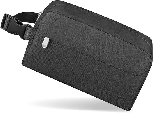 Small Insulated Snack Bag Lunch Box,Collapsible Reusable Small Lunch Bag with Snap Buckle Handle for Beach Travel Picnic,Black 5-Can(3L)