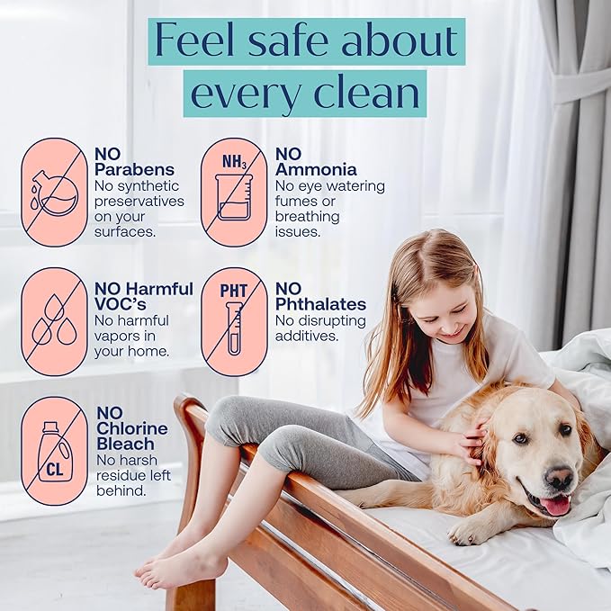 Fab Tab Tablet Cleaner, Multi-Purpose & Bathrom Cleaner for Eco-Concious Cleaning, Non Harmful & Chemical-Free Formula, Convenient Refills with 2 Glass Bottles, Luxury Hotel Scent (6 Refill Tablets)